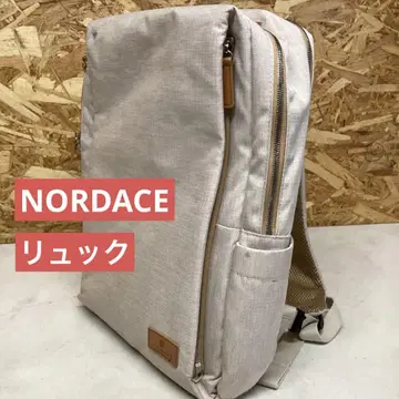 NORDACE 캔버스 백팩 베이지 귀여운 세련된 ( L-88 )