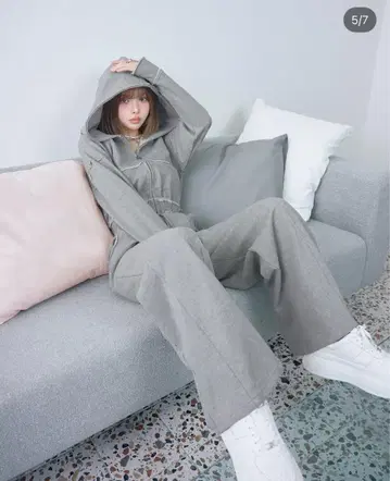 다리치 맨투맨 셋업