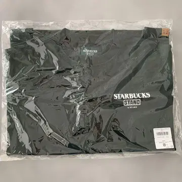STARBUCKS STAND by BEAMS 로고 티셔츠 그린