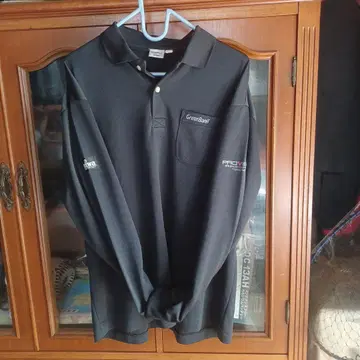 Daiwa GreatBan! 블랙 긴팔 피케 셔츠