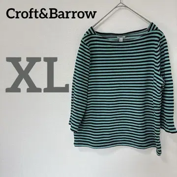 Croft&Barrow [ XL ] 긴팔 티셔츠 스트라이프 T셔츠