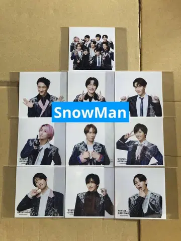 (정사각형 사진 2023) SnowMan 세트