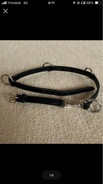 Tory Leather 토리 레더 벨트 블랙 사이즈 34