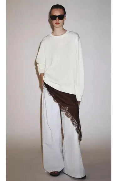 택 포함 새상품 ZARA 비대칭 레이스 원피스