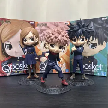Qposket 주술회전 피규어 3체 세트