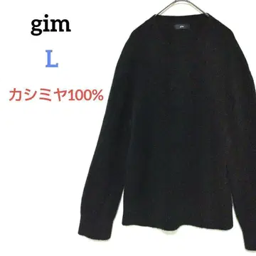 캐시미어 100% 니트 스웨터 리브 블랙 캐시미어 cashmere