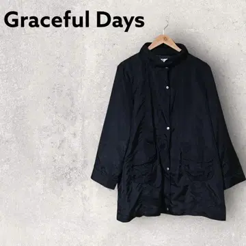 Graceful Days 나일론 점퍼 15AR 블랙 여성용