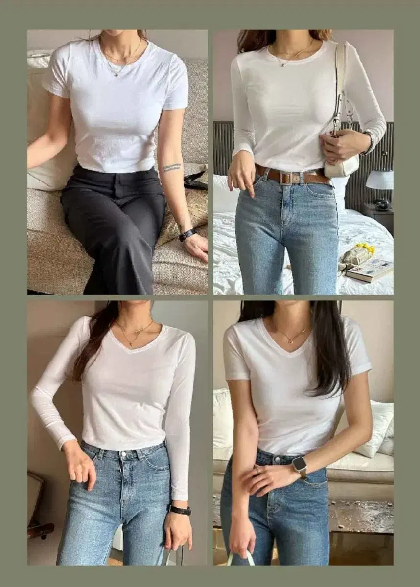 Daily plain long-sleeved t-shirt 2 pieces, short-sleeved, stretchy, active, comfortable to wear, free shipping