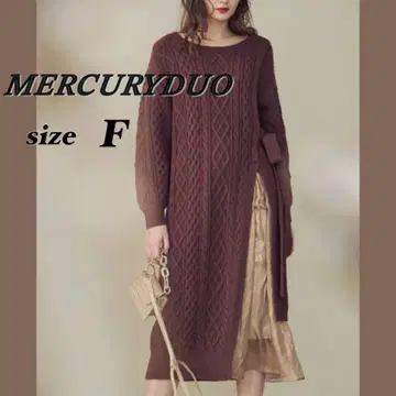 MERCURY DUO 머큐리 듀오 롱 니트 원피스 프리 사이즈