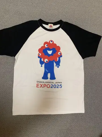 미야쿠미야쿠 셔츠 EXPO 2025 셔츠 M 사이즈 화이트/블랙