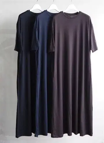 [ 블루 ] DESCENTE PAUSE 메리노울 원피스