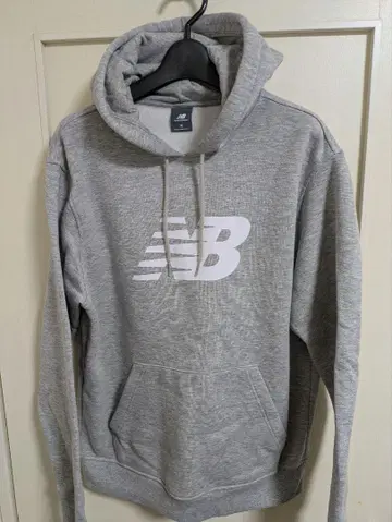 새상품급 new balance 뉴발란스 그레이 후드티 속기모