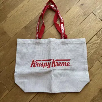 Krispy Kreme x 내셔널 아사부 콜라보 메쉬 토트백