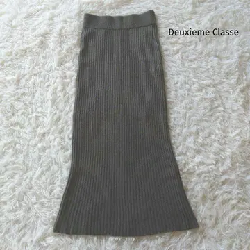 캐시미어 100 두지엠 클라세 cariaggi 리브 니트 스커트