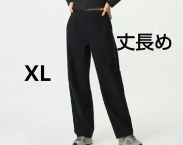 UNIQLO 유니클로 저지 커브 팬츠 블랙 검정 긴 길이 xl
