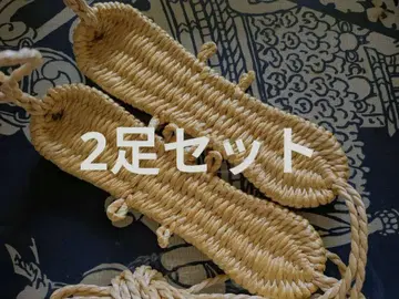 비닐 표주박 짚신 (2켤레 세트)