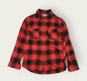 UNIQLO 유니클로 옴브레 체크 셔츠 M 빨검