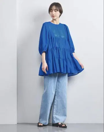 유나이티드 애로우즈 블루 상의