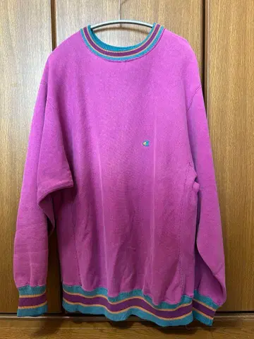 챔피온 리버스 위브 90s 미국제 리브 라인 XXL 보라색