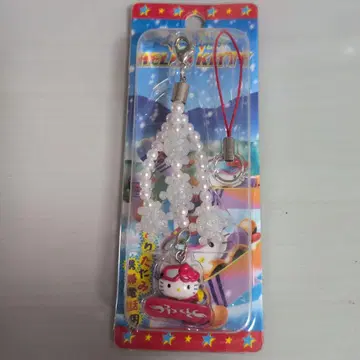 헬로키티 겨울 한정판 스노우보드 이단 휴대용 스트랩