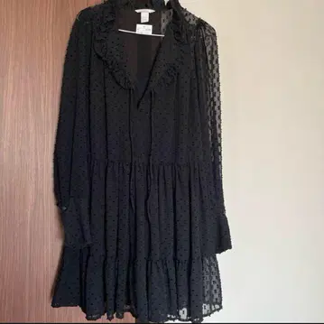 여성용 원피스 H&M 이너 포함 블랙