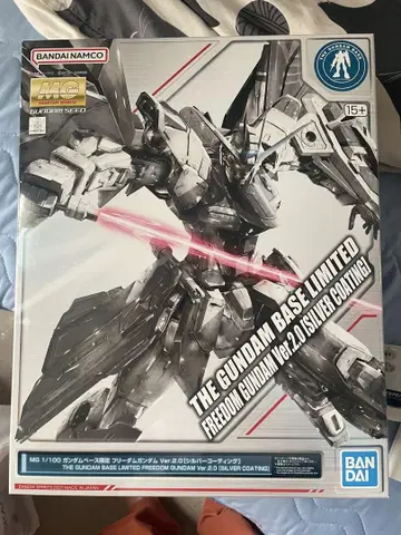 MG 1/100 프리덤 건담 Ver.2.0 실버 코팅