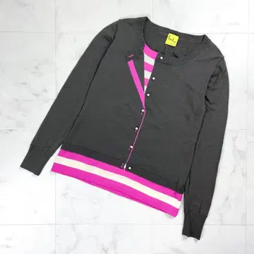 Paul Smith 펄 버튼 페이크 니트 카키 사이즈 M*CD1265