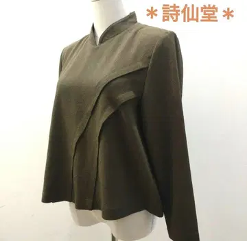 새상품급 시선당 BYHITOSHI 블라우스 크레이프 원단 포멀