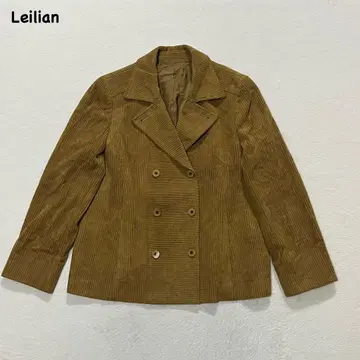 t2142 [ 레리안 ] 코듀로이 컬러 코트 자켓 황토색