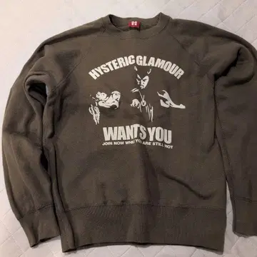 HYSTERIC GLAMOUR 크루넥 맨투맨
