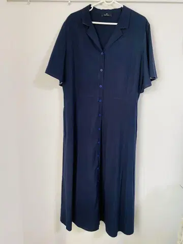 PS Paul Smith 네이비 셔츠 원피스 반팔