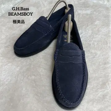 컨디션 최상 별주 G.H.Bass BEAMSBOY 벨벳 스웨이드 로퍼