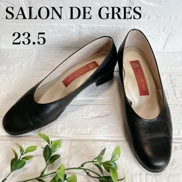 SALON DE GRES 가죽 펌프스 23.5cm EEE 일본제