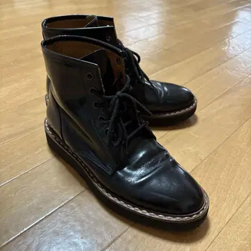 가죽 하이컷 부츠