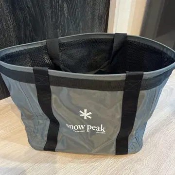 스노우피크 메쉬 수납 백 그레이