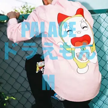 PALACE 도라에몽 셔츠 M 핑크 도라미