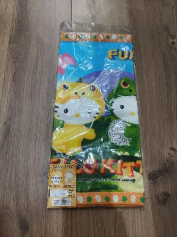 지역 한정 키티 후쿠이현 공룡 타월 2005년 제조