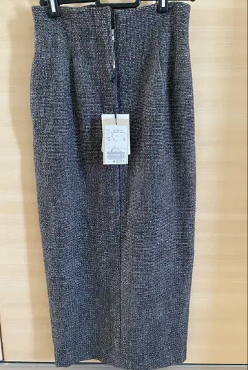 [ 미사용 새상품 ] plage 강축 울 슬릿 타이트 스커트