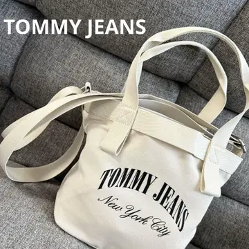 [ 새상품 미사용 ] TOMMY JEANS 2way 토트백 아이보리