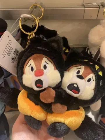 칩앤데일 봉제 인형 키링 키체인 분장 HALLOWEEN