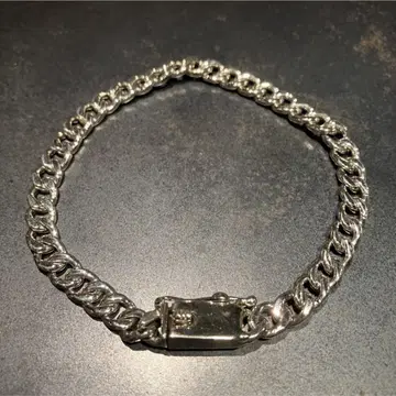 SILVER925 FLAT LINK CHAIN BRACELET/실버