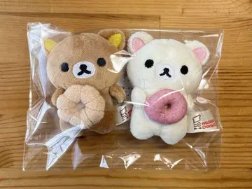 리락쿠마 x 미스터 도넛 테노리 봉제 인형 코리락쿠마