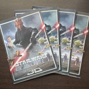 STAR WARS EPISODE I 3D 클리어 파일 4장 세트