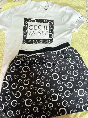 CECIL McBEE 골프웨어 셔츠와 스커트 세트