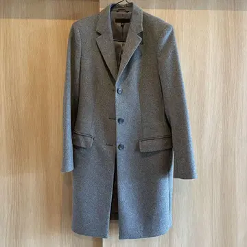 UNIQLO 그레이 체스터 코트 3 버튼