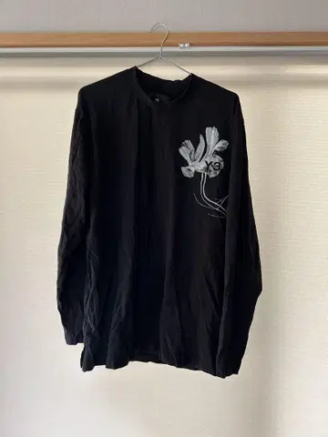 Y-3 와이쓰리 플라워 그래픽 롱T IN4351 꽃무늬 긴팔 셔츠