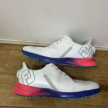 28cm W FootJoy 골프화 화이트/블루/핑크