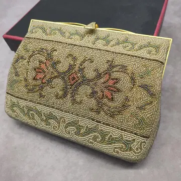 SANSEN 비즈 자수 파티백 핸드백