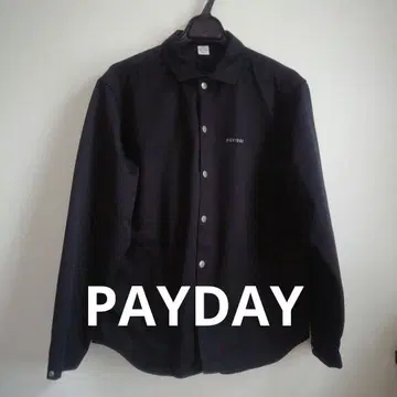 PAY-DAY 블랙 버튼업 셔츠 자켓 노다리미