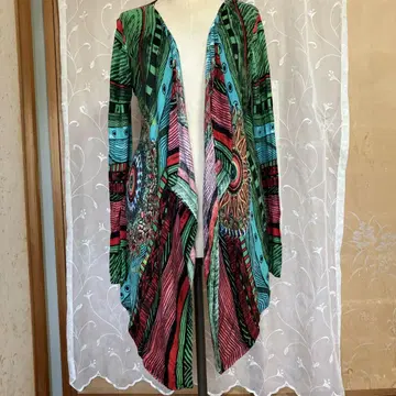 Desigual 40 L 사이즈 데시구알 긴팔 가디건 레이디 가디건 가을